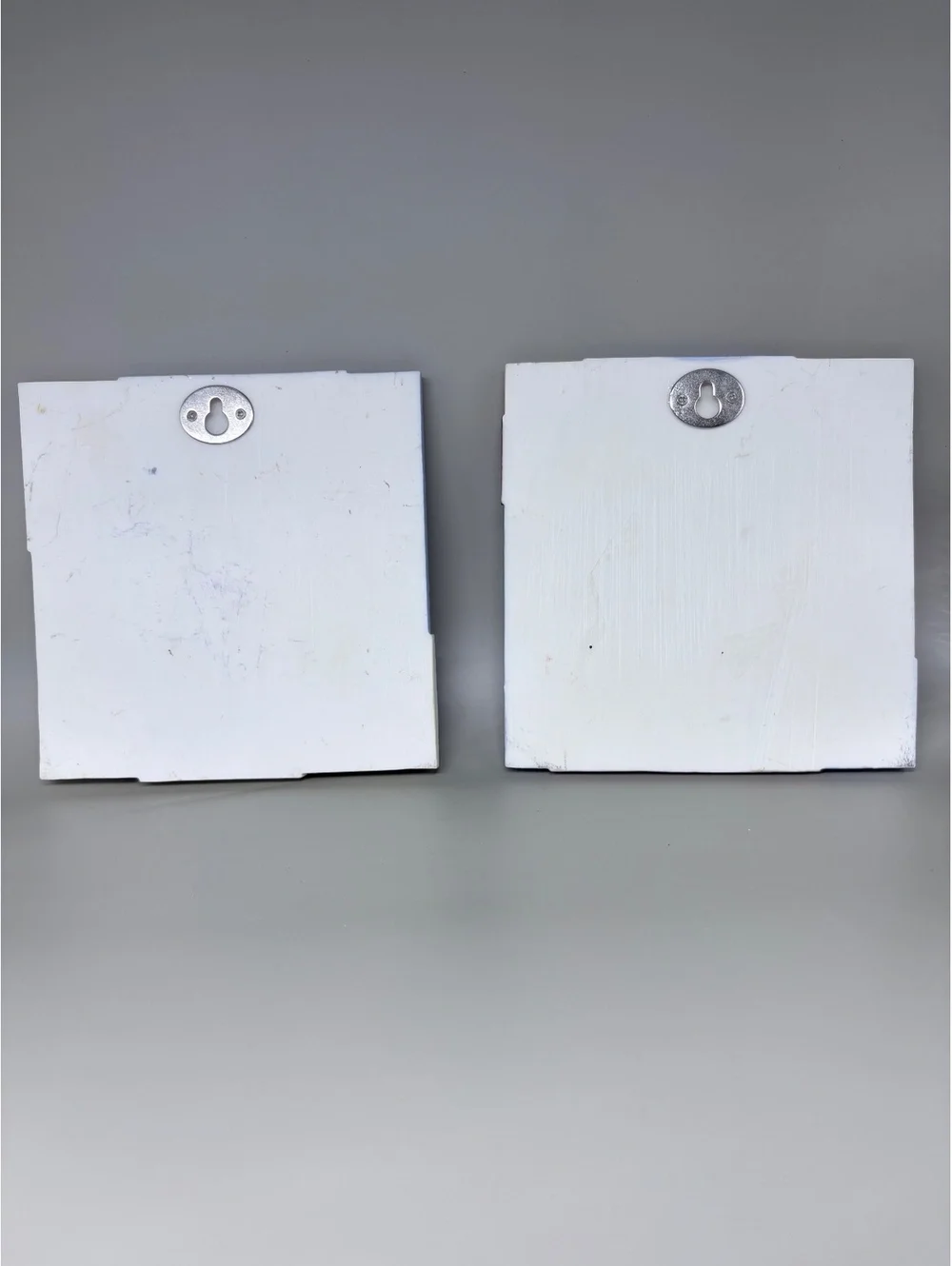 Set of 2 Handmade 3D Mixed Media Floral Wall Art Panels